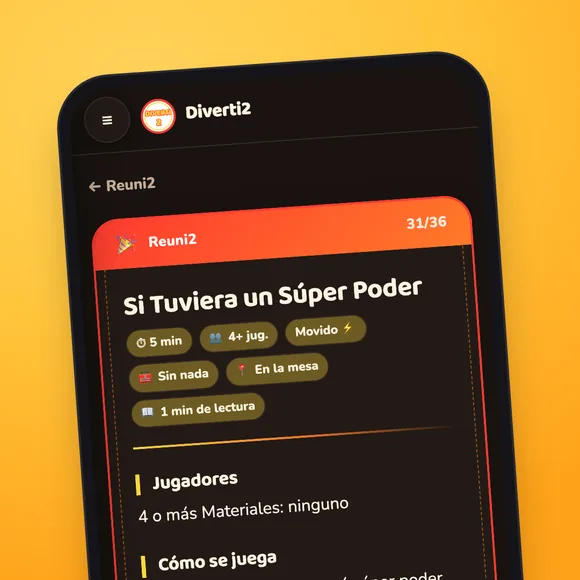 IMAGEN: el juego más fácil de todos — dos personas sentadas, sin nada en la mano