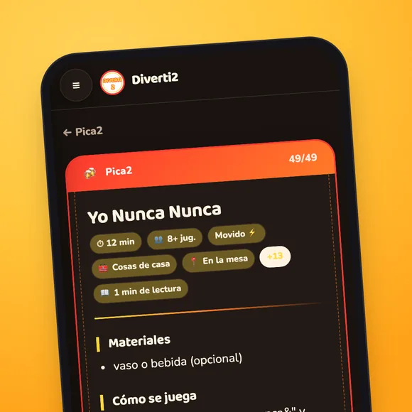 IMAGEN: alrededor de la mesa — juego de sobremesa con todos sentados